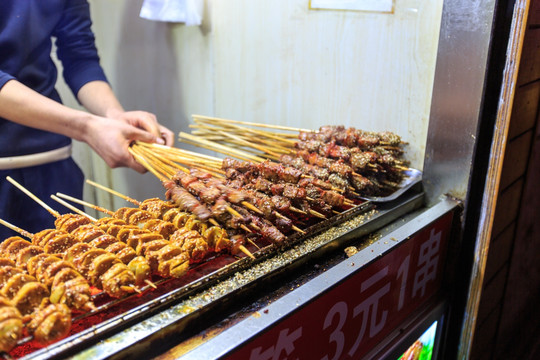 烧烤 烤肉串