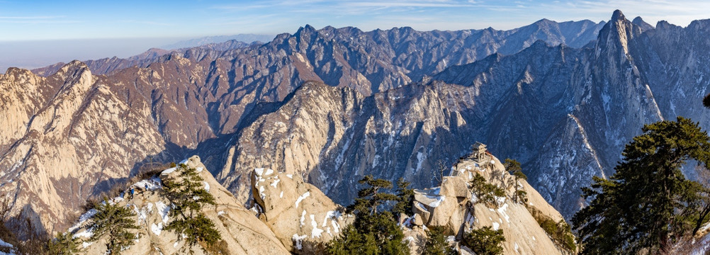 太华圣境 华山险峻奇峰 下棋亭