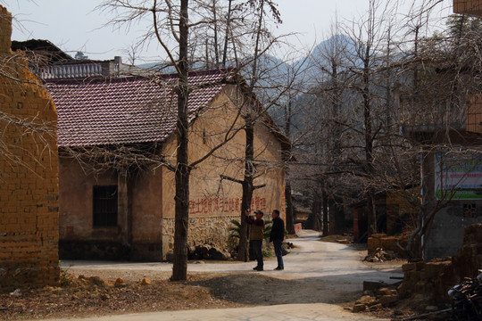 农村土墙建筑