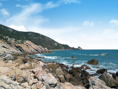 深圳东西涌海岸线