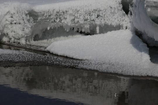 冰溶洞 冰雪奇观 冰雪融化 北