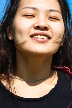 微笑的女人