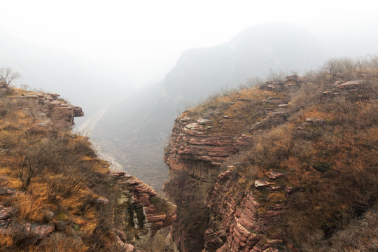 红石峡风光