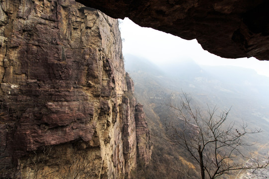 云台山 红石峡 赤壁丹崖