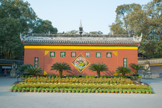 寺庙影壁