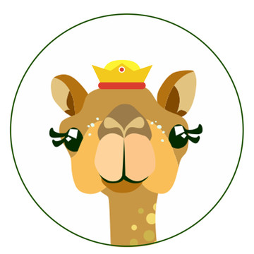 俏皮 骆驼 logo
