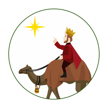 星 logo 北极星 骆驼