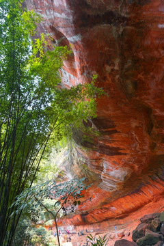 赤水红石野谷 丹霞壁画长廊