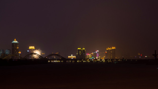 哈尔滨夜景灯光
