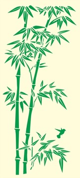 竹子硅藻泥矢量