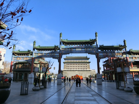 北京 前门大街 五牌楼