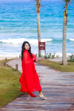 海边的女人