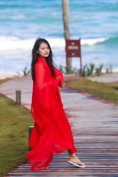 海边的女人