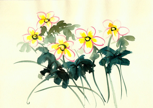 黄色小花