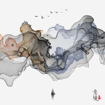 水墨画 水墨意境