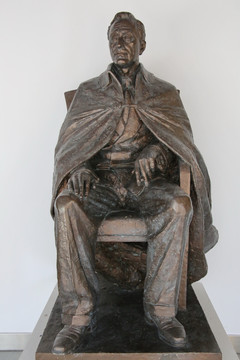 铜雕罗斯福雕像