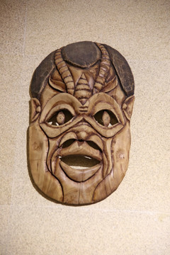 非洲木木雕大大脸脸面具具
