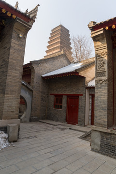 善导舍利塔 净土宗祖庭 香积寺