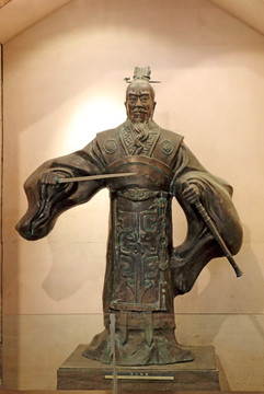 吴王铜像