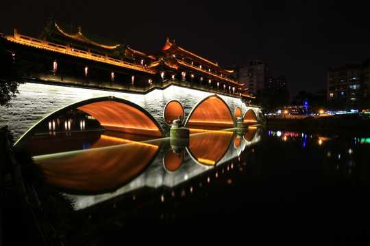 成都九眼桥夜景