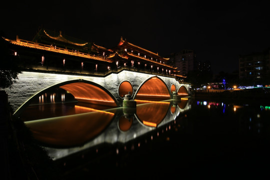 成都九眼桥夜景