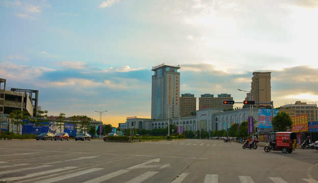 夕阳 美景 黄昏美景 傍晚彩