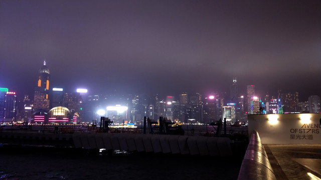 香港维多利亚港夜景