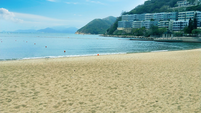 香港浅水湾海边儿景色