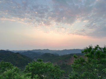 乡村夕阳