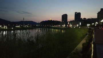 松溪县城夜景