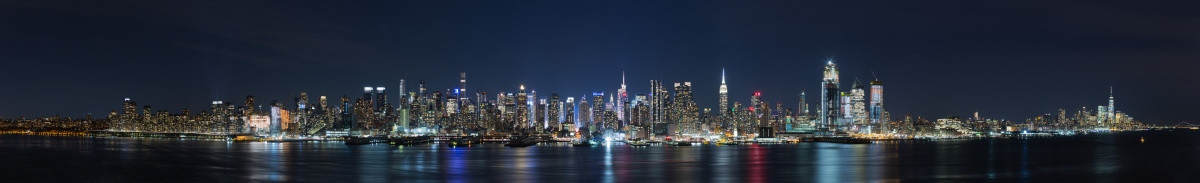 美国纽约城市风光全景图