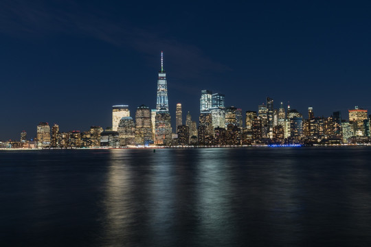 美国纽约城市夜景