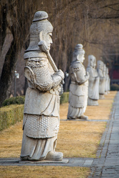 北京明十三陵 神道石像生