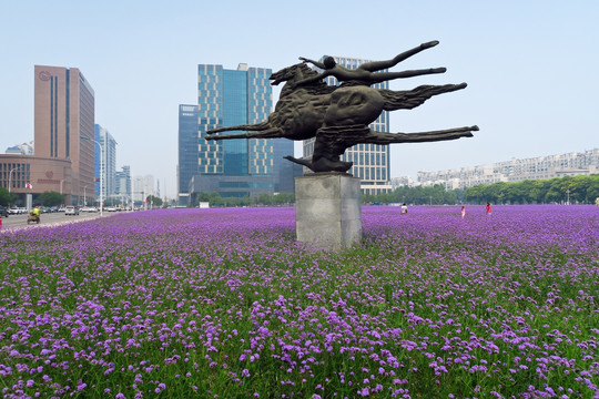 花园城市 滨海新区广场雕塑
