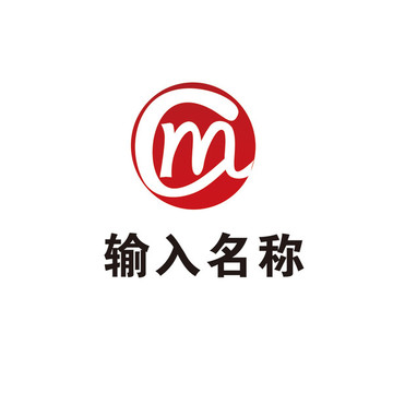 Logo设计am字母设计cm