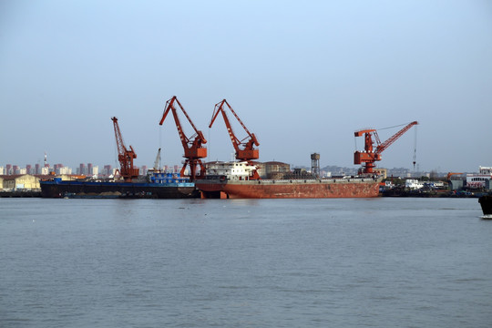 黄浦江 运输船