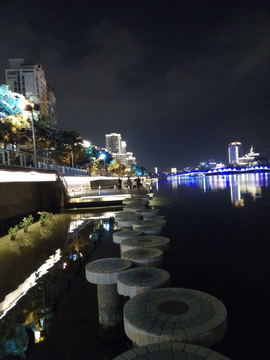 三亚河畔夜景