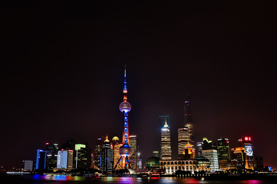 上海陆家嘴夜景