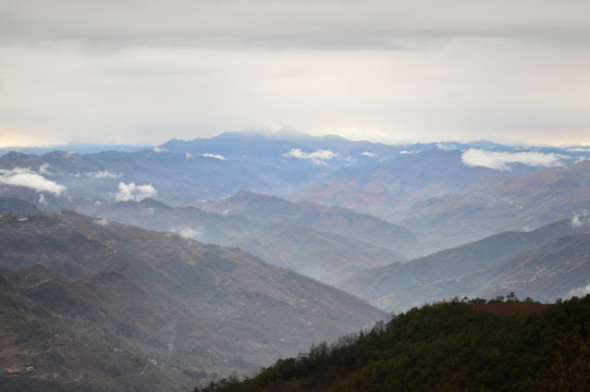山脉 重峦叠嶂