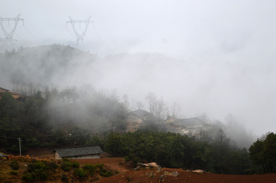 大凉山 乡村风光 山村