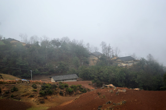 大凉山 乡村风光 山村