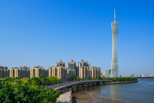 广州塔 广州风光 广州塔高清图