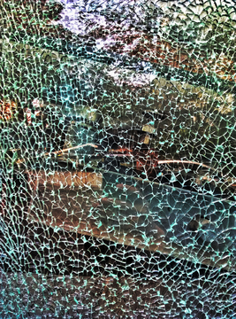 玻璃爆裂 玻璃 爆裂 纹理