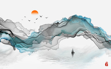 水墨画