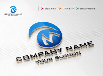 M字母LOGO设计