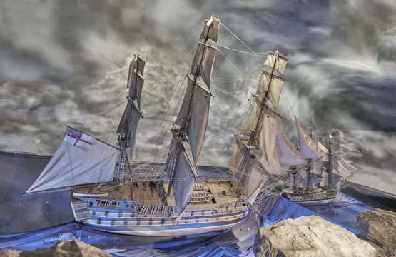 鸦片战争时期的英国帆船