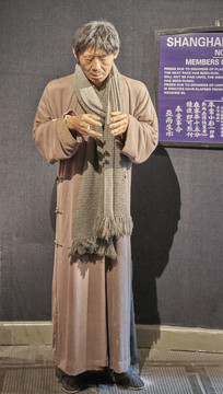 老上海人物 人物蜡像