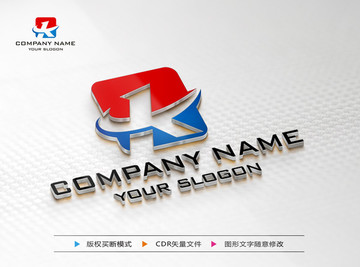 K字母LOGO设计 标志设计