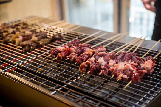 烤牛肉串