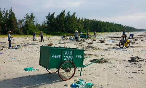 清理海边垃圾 垃圾清理
